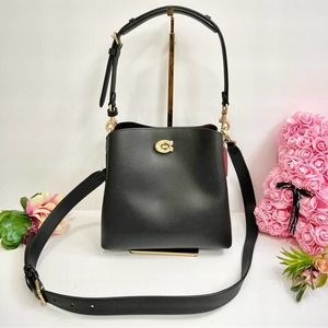 NEW COACH Willow Bucket Bag in Black